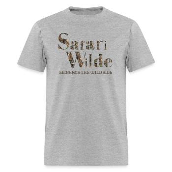 Safari Wilde Camo Mossy Oak Tan - Men's T-Shirt - heather gray - Front - Jose (178cm)