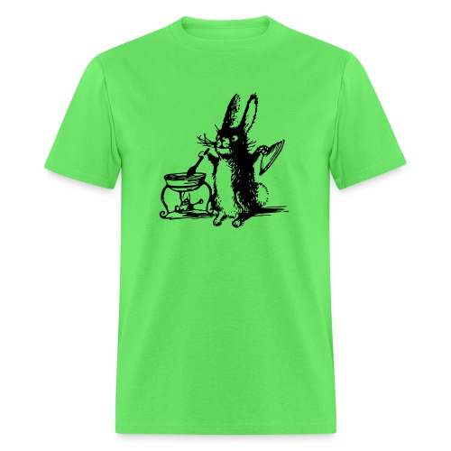 Cute Bunny Rabbit Cooking - Men's T-Shirt
