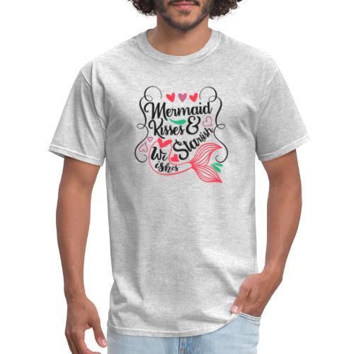 Mermaid Kisses Starfish Wishes - Men's T-Shirt