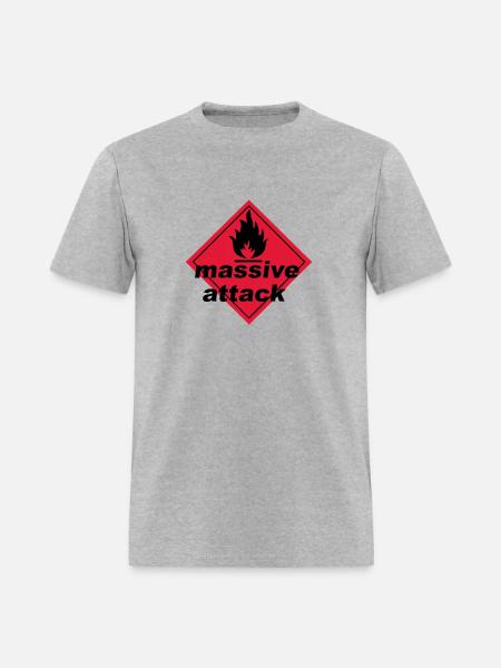 Massive Attack - Men's T-Shirt - heather gray