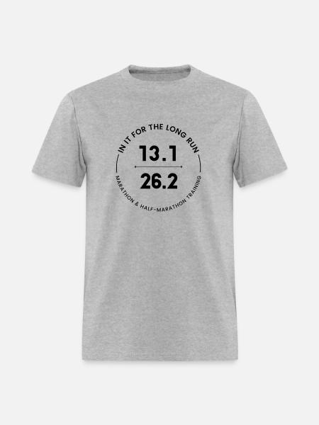 Marathon and Half-Marathon Training - Men's T-Shirt - heather gray