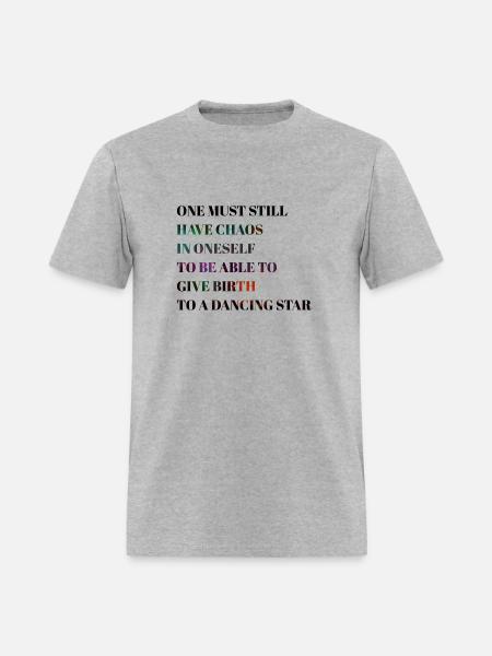 Motivational quote - Men's T-Shirt - heather gray