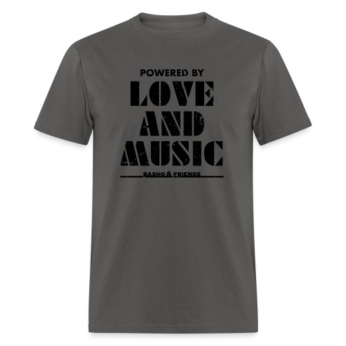 Powered by Love & Music - Men's T-Shirt