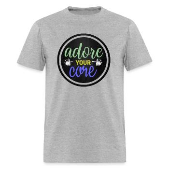 Adore Your Core - Men's T-Shirt - heather gray - Front - Jose (178cm)