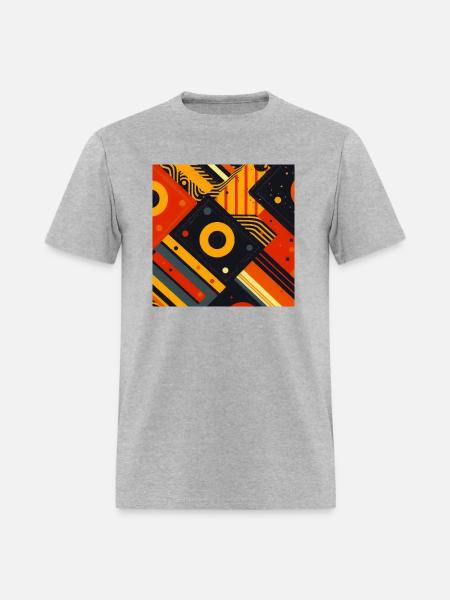 Retro Abstractions - Men's T-Shirt - heather gray