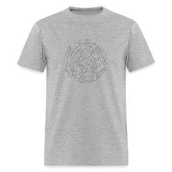Spiral - Men's T-Shirt - heather gray - Front - Jose (178cm)
