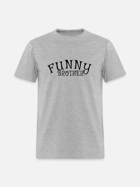 FUNNY BRO - Men's T-Shirt - heather gray