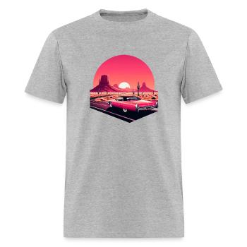 Pink cadillac - Men's T-Shirt - heather gray - Front - Jose (178cm)