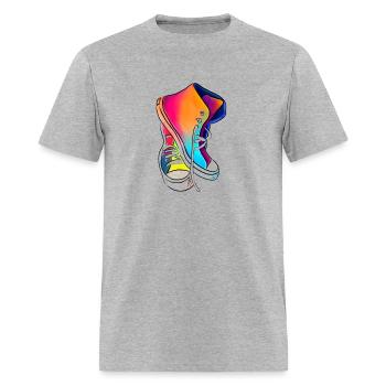 Sneakers - Men's T-Shirt - heather gray - Front - Jose (178cm)