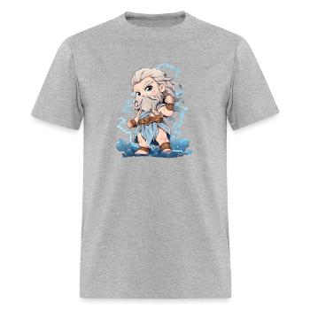 Chibi Zeus - Men's T-Shirt - heather gray - Front - Jose (178cm)