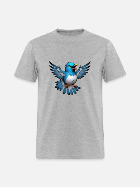 Twitter - Men's T-Shirt - heather gray