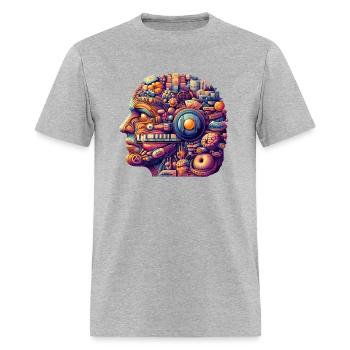 The Sound of Imagination - Men's T-Shirt - heather gray - Front - Jose (178cm)