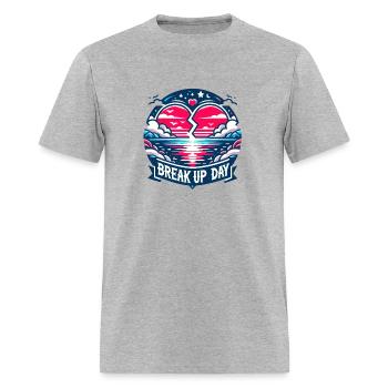 Breakup Day - Men's T-Shirt - heather gray - Front - Jose (178cm)