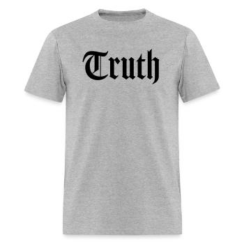 truth - Men's T-Shirt - heather gray - Front - Jose (178cm)