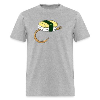 Sushi bait - Men's T-Shirt - heather gray - Front - Jose (178cm)