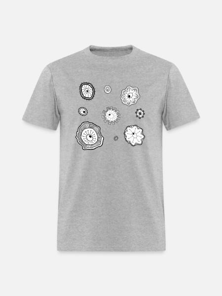 Single Cell Paramecium - Men's T-Shirt - heather gray
