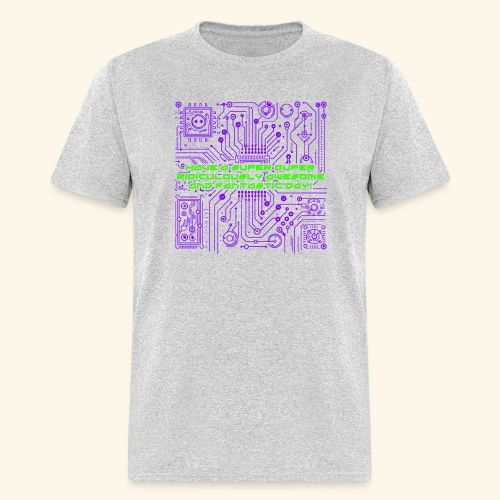 Feel Good, and Spread Positive Vibes. Cyber Style - Men's T-Shirt
