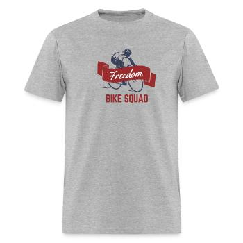 Freedom Bicycle - Men's T-Shirt - heather gray - Front - Jose (178cm)
