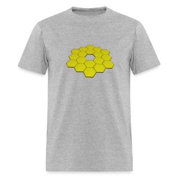 james webb telescope - Men's T-Shirt - heather gray - Front - Jose (178cm)