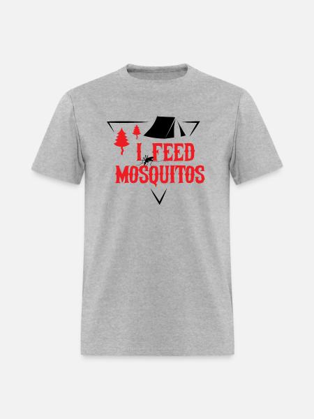 I FEED MOSQUITOS nostalgia - Men's T-Shirt - heather gray