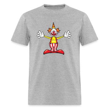 Clown hug - Men's T-Shirt - heather gray - Front - Jose (178cm)