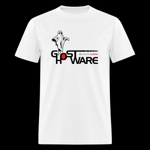 Ghostware Wide Logo - Men's T-Shirt