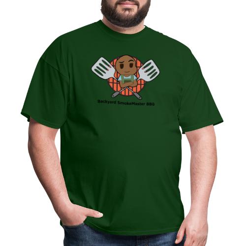 Backyard SmokeMaster BBQ Logo - Men's T-Shirt