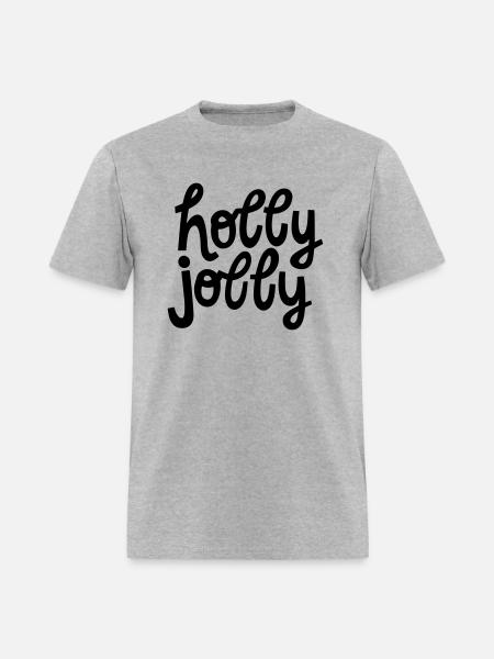 Holly Jolly - Men's T-Shirt - heather gray