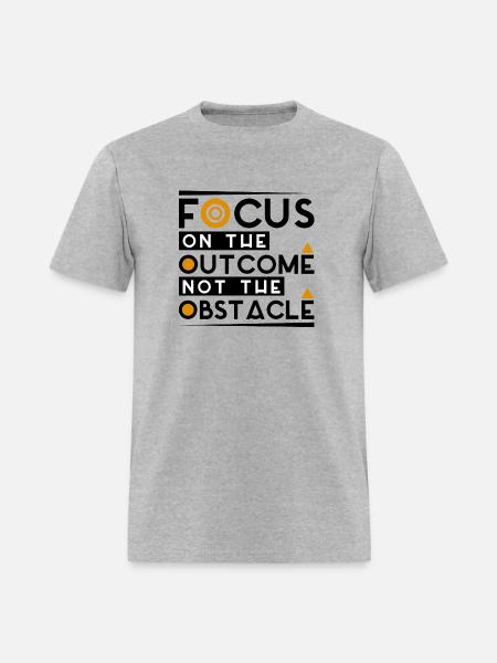 Motivational Quote - Men's T-Shirt - heather gray