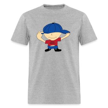 character carton - Men's T-Shirt - heather gray - Front - Jose (178cm)