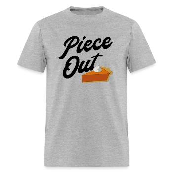 PIECE OUT T-Shirt 01 - Men's T-Shirt - heather gray - Front - Jose (178cm)