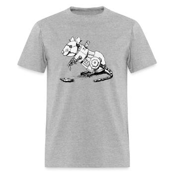 Loading Data - Men's T-Shirt - heather gray - Front - Jose (178cm)