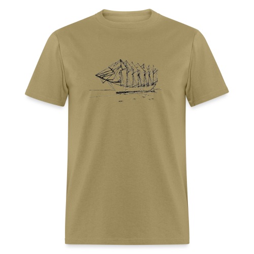 Seven-mast yacht - Men's T-Shirt