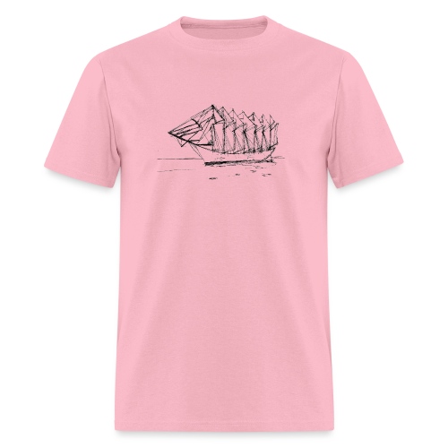 Seven-mast yacht - Men's T-Shirt