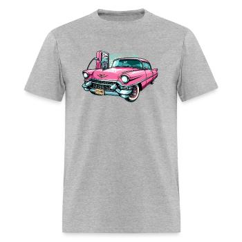 Pink cadillac - Men's T-Shirt - heather gray - Front - Jose (178cm)