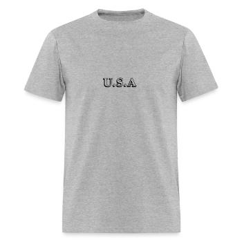 USA the wonderful city - Men's T-Shirt - heather gray - Front - Jose (178cm)