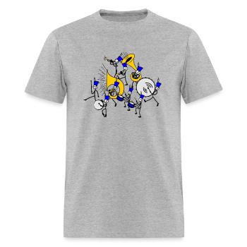 Fanfare music band - Men's T-Shirt - heather gray - Front - Jose (178cm)