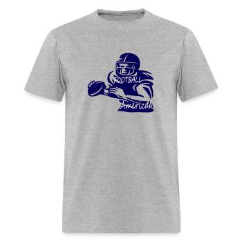 Footbull American - Men's T-Shirt - heather gray - Front - Jose (178cm)