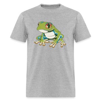 tree frog - Men's T-Shirt - heather gray - Front - Jose (178cm)