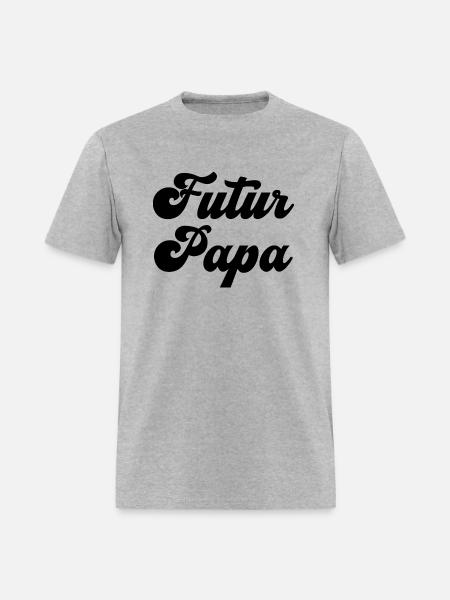 Futur Papa - Men's T-Shirt - heather gray