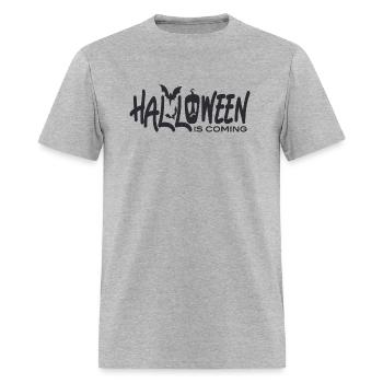 Halloween is Coming - Men's T-Shirt - heather gray - Front - Jose (178cm)