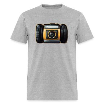 Photographer - Men's T-Shirt - heather gray - Front - Jose (178cm)