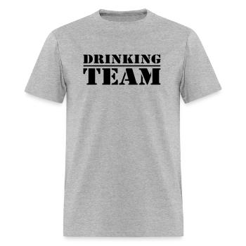 team - Men's T-Shirt - heather gray - Front - Jose (178cm)