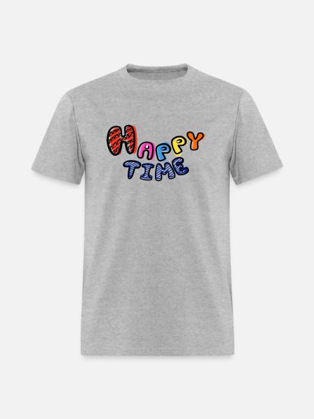 Happytime - Men's T-Shirt - heather gray