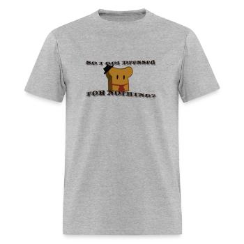 Dressed for what? - Men's T-Shirt - heather gray - Front - Jose (178cm)