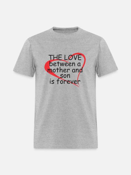 The Love Between a Mother and Son - Men's T-Shirt - heather gray
