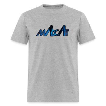 mAdcAt Merch Moon - Men's T-Shirt - heather gray - Front - Jose (178cm)