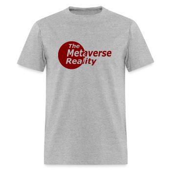 METAVERSE REALITY - Men's T-Shirt - heather gray - Front - Jose (178cm)