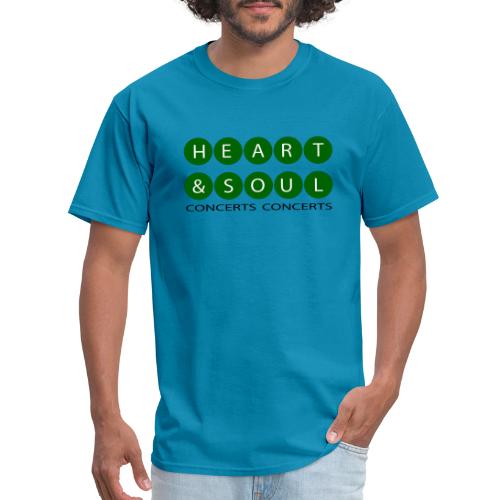 Heart & Soul Concerts green/ white bubble Horizon - Men's T-Shirt