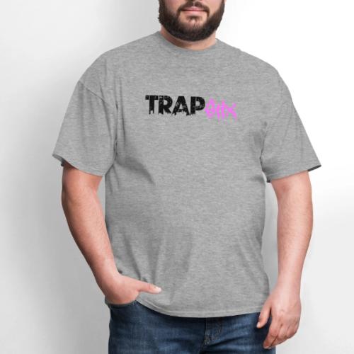 TRAPSTIX LOGO (Black x Pink) - Men's T-Shirt